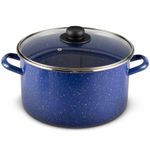 Olla-recta-de-26-cm.-Ekco-Acero-esmaltado-Color-Azul-con-Tapa-de-Vidrio-Un-sistema-multicapa-que-protege-el-brillo-tienda-en-linea-La-Vasconia