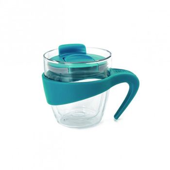 Taza de viaje de 350 ml. Mug tea Lacafetiere de Vidrio Color Azul
