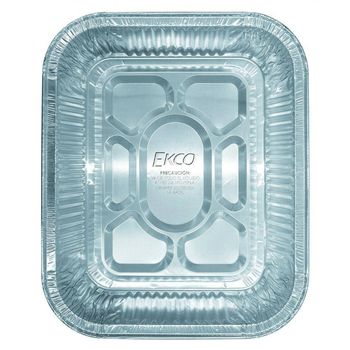 Charola Multiusos Rectangular Ekco 100% de Aluminio Resistente Hasta 8 Kg
