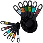 Set-de-medidores-Farberware-de-12-Piezas-de-Polipropileno-Color-Negro-tienda-en-linea-La-Vasconia