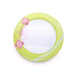 Plato-de-25-cm.-Ekco-Trendy-de-Melamina-Color-Verde-y-rosa-tienda-en-linea-La-Vasconia