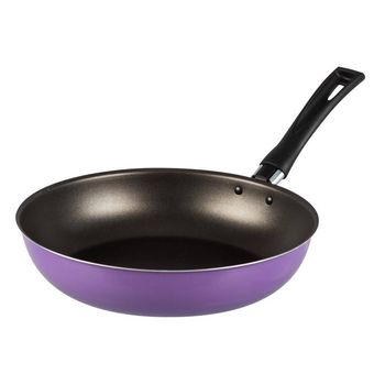 Sartén de 24 cm. Ekco Classic de Aluminio Color Morado con Duraflon® de Alto Rendimiento