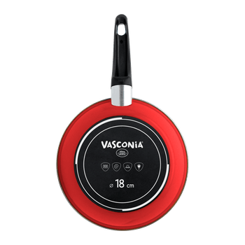 Sartén Antiadherente Vasconia Viva Colors de Vitroacero 18 cm - Rojo