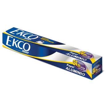 Papel Aluminio de Cocina Multiusos Ekco Wrap de 24 metros