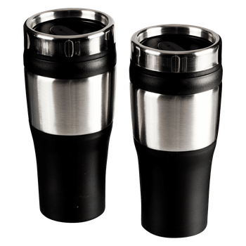 2 Termos de Viaje Ekco Classic de Acero Inoxidable/Plástico