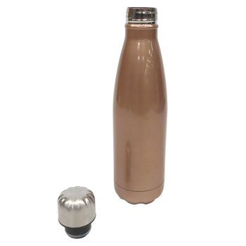 Botella de Acero Inoxidable 500ml Color Rosa