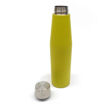 Termo Romboide de Acero Inoxidable de 500ml Color Verde