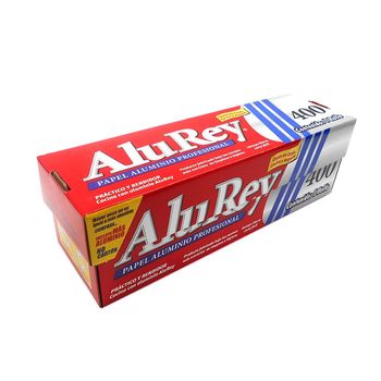 Papel Aluminio Rollo Jumbo AluRey de 67m Ultra Resistente