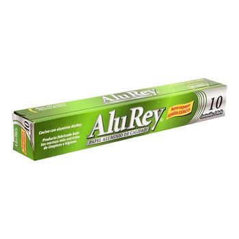 Papel Aluminio de Cocina Multiusos AluRey de 4.9 Metros