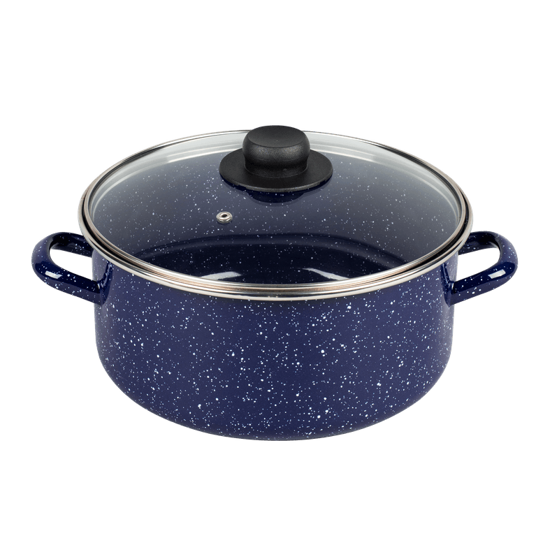 Bateria-de-Cocina-Olimpia-Ekco-Acero-esmaltado-de-12-Piezas-Color-Azul-marino-con-Duraflon®-PRO-tienda-en-linea-La-Vasconia