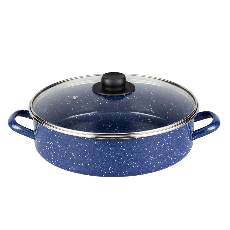 Bateria-de-Cocina-Victoria-Ekco-Acero-esmaltado-de-9-Piezas-Color-Azul-y-Brillo-perdurable-tienda-en-linea-La-Vasconia