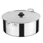 Arrocera-de-45-cm.-Vasconia-Pro-de-2-Piezas-de-Aluminio-Color-Plateado-Pulido-con-Tapa-de-Aluminio-y-Alta-durabilidad-tienda-en-linea-La-Vasconia