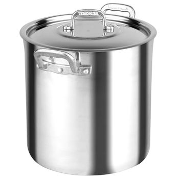 Olla Hecha de Aluminio de 10 Litros Vasconia con Tapa