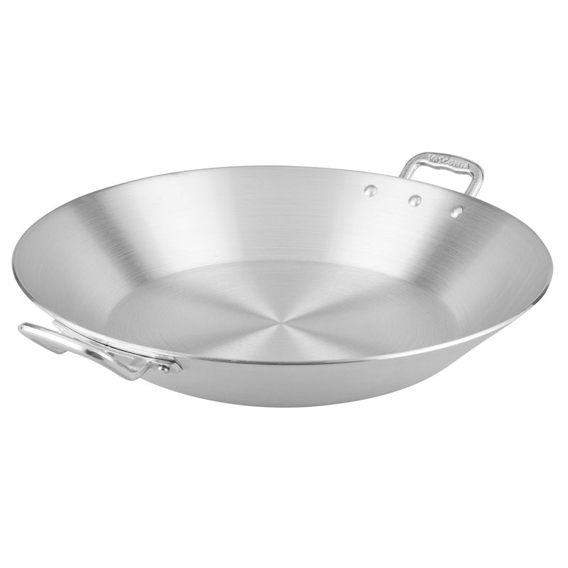 Paellera-de-4.0-mm.-de-50-cm.-Vasconia-Pro-de-Aluminio-Plateado-Pulido-con-Certificacion-NSF-para-uso-Profesional-tienda-en-linea-La-Vasconia