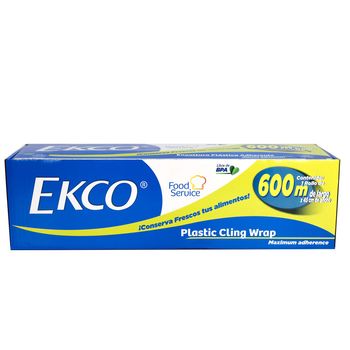 Plástico Adherente Ekco de Grado Alimenticio 600 m x 45 cm