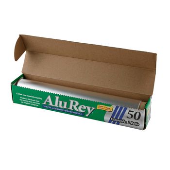 Papel Aluminio de Cocina Multiusos con 17 metros AluRey