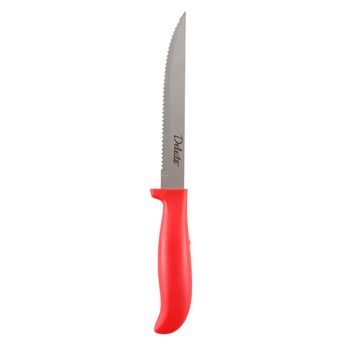 Cuchillo para Carne de 4.5” Deleite con Mango Rojo