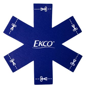 Protector Grande de Ollas, Cacerolas y Sartenes Ekco de 1 pieza color Azul hecho de Fieltro Laminado