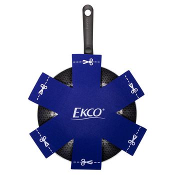 Protector Grande de Ollas, Cacerolas y Sartenes Ekco de 1 pieza color Azul hecho de Fieltro Laminado
