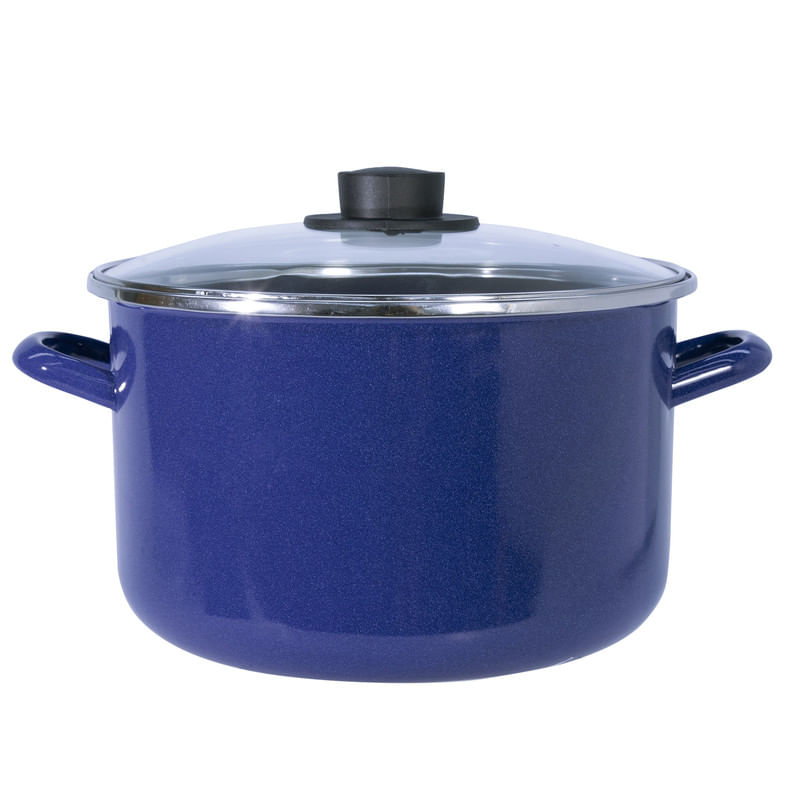  Olla de esmalte de hierro fundido azul de 11.0 in olla de  esmalte olla olla de sopa olla de inducción de gas general (tamaño:  longitud 11.0 in × altura 5.1 pulgadas) 