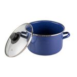 Olla-recta-de-20-cm.-Vasconia-Basicos-con-de-Acero-con-esmalte-vitrificado-Azul-con-Tapa-de-Acero-y-Brillo-perdurable-tienda-en-linea-La-Vasconia