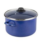 Olla-recta-de-26-cm.-Vasconia-Basicos-de-Acero-con-esmalte-vitrificado-Azul-con-Tapa-de-Vidrio-y-un-brillo-perdurable-tienda-en-linea-La-Vasconia