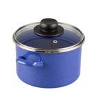 Olla-recta-de-16-cm.-Vasconia-Basicos-con-Tapa-de-Vidrio-de-Acero-con-esmalte-vitrificado-Color-Azul-y-Brillo-perdurable-tienda-en-linea-La-Vasconia