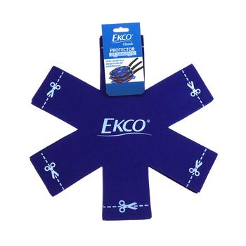 3 Pack de Protectores de Ollas, Cacerolas y Sartenes Ekco de 3 pieza color Azul hecho de Fieltro Laminado