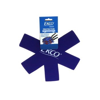 3 Pack de Protectores de Ollas, Cacerolas y Sartenes Ekco de 3 pieza color Azul hecho de Fieltro Laminado