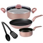 bateria-de-cocina-ekco-rosa-de-6pz-hecha-de-aluminio-con-antiadherente-duraflon-pro-1