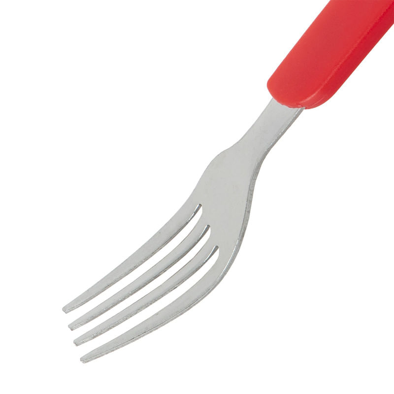 tenedor-de-mesa-ekco-rojo-hecho-de-acero-inoxidable-y-mango-de-polipropileno-3