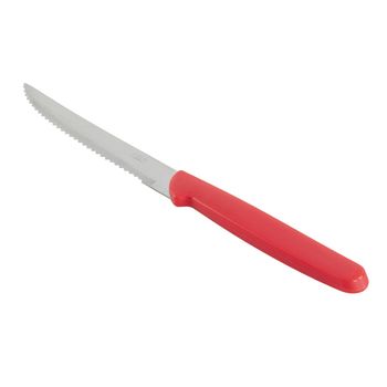 Cuchillo de Mesa Ekco Color Rojo hecho de Acero Inoxidable y Mango de polipropileno