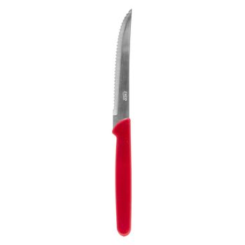 Cuchillo de Mesa Ekco Color Rojo hecho de Acero Inoxidable y Mango de polipropileno