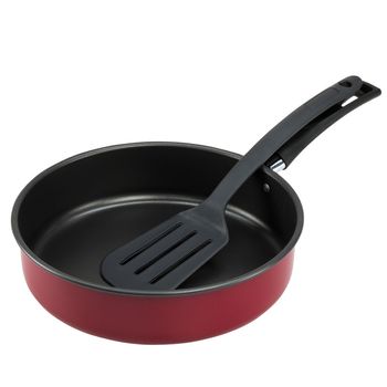 Sartén Antiadherente Deleite de Aluminio 22 cm - Rojo