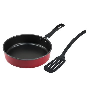 Sartén Antiadherente Deleite de Aluminio 22 cm - Rojo