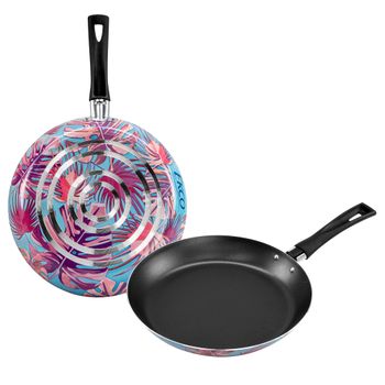 2 Pack de Sartenes de 24 cm Ekco Gourmet Hechos 100% de Aluminio con Antiadherente Duraflon®