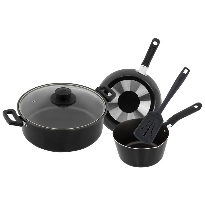 Juego Bateria Ollas Sarten Ceramica Sense Cocina 5pz