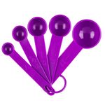 Juego-de-cucharas-medidoras-Ekco-Bakers-secrets-de-5-Piezas-de-Plastico-Color-Morado-tienda-en-linea-La-Vasconia