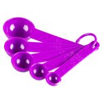 Juego-de-cucharas-medidoras-Ekco-Bakers-secrets-de-5-Piezas-de-Plastico-Color-Morado-tienda-en-linea-La-Vasconia