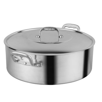 Budinera 38 cm Vasconia Profesional con Capacidad de 15 L Hecha de Aluminio