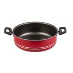 Budinera-de-24-cm.-Ekco-Tendencias-de-2-Piezas-de-Aluminio-Color-Rojo-con-Duraflon®-de-Alto-Rendimiento-y-Tapa-de-Vidrio-tienda-en-linea-La-Vasconia