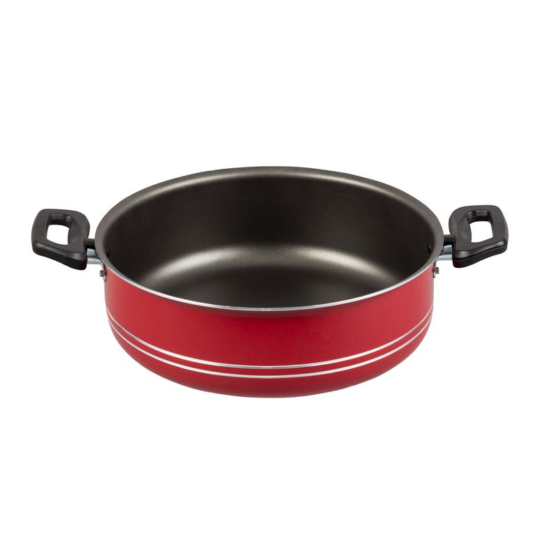 Budinera-de-24-cm.-Ekco-Tendencias-de-2-Piezas-de-Aluminio-Color-Rojo-con-Duraflon®-de-Alto-Rendimiento-y-Tapa-de-Vidrio-tienda-en-linea-La-Vasconia