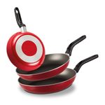 3-Pack-de-Sartenes-Ekco-Classic-de-3-Piezas-de-Aluminio-Color-Rojo-con-Duraflon®-de-Alto-Rendimiento-tienda-en-linea-La-Vasconia