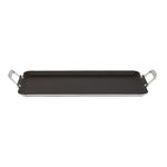 Plancha-recta-doble-quemador-Vasconia-Basicos-de-Aluminio-Color-Gris-con-Duraflon®-de-Alto-Rendimiento-tienda-en-linea-La-Vasconia