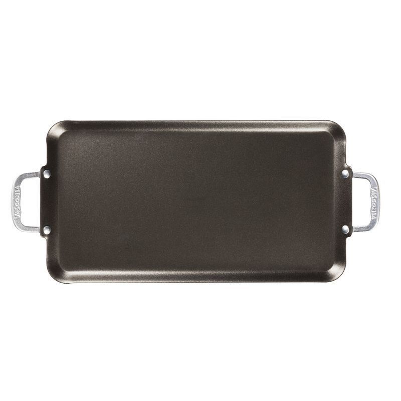 Plancha-recta-doble-quemador-Vasconia-Basicos-de-Aluminio-Color-Gris-con-Duraflon®-de-Alto-Rendimiento-tienda-en-linea-La-Vasconia
