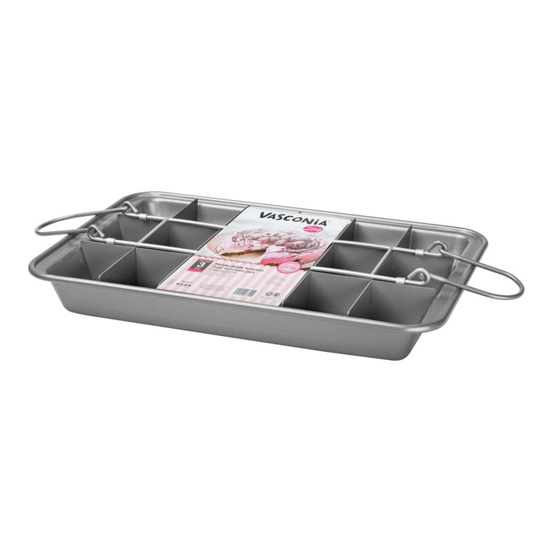 Molde Rectangular Acero Inox - 26x16x5cm