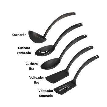 Set de Utensilios de Cocina Ekco Classic 5 Piezas de Nylon