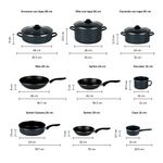 Bateria-de-Cocina-Olimpia-Ekco-Acero-esmaltado-de-12-Piezas-Color-Gris-con-Duraflon®-PRO-tienda-en-linea-La-Vasconia