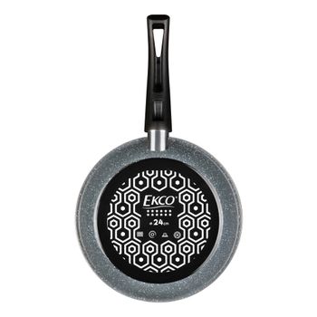 Sartén Antiadherente Ekco Ankara de Acero esmaltado 24 cm - Gris