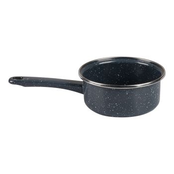 Cazo con Mango de Acero Esmaltado Ekco Ankara de 14 cm Gris